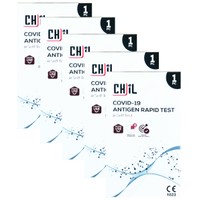 Chil Πακέτο Προσφοράς Covid-19 Antigen Rapid Self Test Cassette 5 Τεμάχια - Διαγνωστικά Τεστ Covid-19 Ταχείας Δοκιμής Αντιγόνου με Ρινοφαρυγγικό Δείγμα