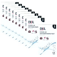 Chil Πακέτο Προσφοράς Covid-19 Antigen Rapid Self Test Cassette 10 Τεμάχια - Διαγνωστικά Τεστ Covid-19 Ταχείας Δοκιμής Αντιγόνου με Ρινοφαρυγγικό Δείγμα