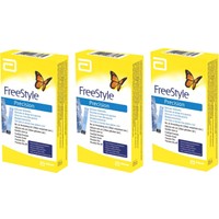 Σετ Abbott FreeStyle Precision Blood Glucoze Test Strips 150 Τεμάχια (3x50 Τεμάχια) - Ταινίες Μέτρησης Σακχάρου / Γλυκόζης Αίματος Συμβατές Μόνο με τις Συσκευές FreeStyle Precision Neo, Libre & Libre 2