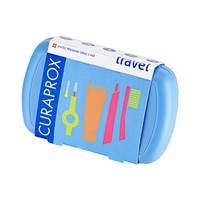 Curaprox Travel Set Blue 1 Τεμάχιο - Σετ Ταξιδίου Στοματικής Φροντίδας σε Γαλάζιο Χρώμα