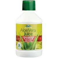 Optima Aloe Vera Juice with Cranberry 100% 500ml - Φυσικός Χυμός Αλόης με Αντιοξειδωτικά & Γεύση Cranberry