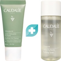 Σετ Δώρο Caudalie Vinopure Purifying Gel Cleanser 30ml & Toner 50ml - 