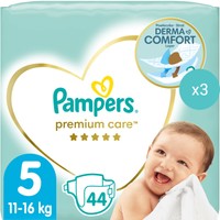 Σετ Pampers Premium Care Νο5 (11-16kg) 132 Πάνες (3x44 Πάνες) - 