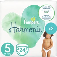 Σετ Pampers Harmonie No5 (11-16kg) 72 Πάνες (3x24 Πάνες) - 