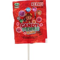 Kaiser Candyfense Kids Lollipop with Vitamins 1 Τεμάχιο - Κεράσι - Γλειφιτζούρι Εμπλουτισμένο με Βιταμίνες & Πλούσια Γεύση