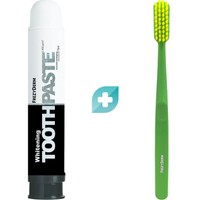 Σετ Frezyderm Whitening Toothpaste 75ml & Soft Toothbrush 1 Τεμάχιο - Πράσινο - Οδοντόκρεμα με Λευκαντική Δράση & Μαλακή Οδοντόβουρτσα για Ενήλικες