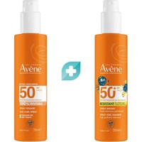 Σετ Avene Invisible Sun Care Spray Spf50, 200ml & Kids Spray Spf50+, 200ml - Αντηλιακό Σπρέι Υψηλής Προστασίας με Αόρατο Τελείωμα & Αντηλιακό Σπρέι για Παιδιά από 2 Ετών Πολύ Υψηλής Προστασίας