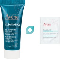 Σετ Δώρο Avene Cleanance Cleansing Gel 15ml & Comedomed Peeling 2ml - 