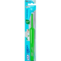 Tepe Compact Tuft Toothbrush Πράσινο 1 Τεμάχιο - Ειδική Οδοντόβουρτσα Ιδανική για Καθαρισμό Κατά Μήκος της Γραμμής των Ούλων & Δυσπρόσιτων Περιοχών