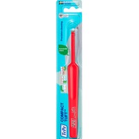 Tepe Compact Tuft Toothbrush Κόκκινο 1 Τεμάχιο - Ειδική Οδοντόβουρτσα Ιδανική για Καθαρισμό Κατά Μήκος της Γραμμής των Ούλων & Δυσπρόσιτων Περιοχών