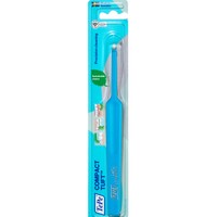 Tepe Compact Tuft Toothbrush Γαλάζιο 1 Τεμάχιο - Ειδική Οδοντόβουρτσα Ιδανική για Καθαρισμό Κατά Μήκος της Γραμμής των Ούλων & Δυσπρόσιτων Περιοχών