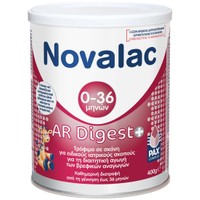 Novalac AR Digest+ 0-36m 400gr - Διατροφικό Παρασκεύασμα για Ειδικούς Ιατρικούς Σκοπούς σε Περιπτώσεις Βρεφικών Αναγωγών