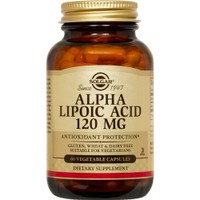 Solgar Alpha-Lipoic Acid 120mg, 60veg.caps - Συμπλήρωμα Διατροφής Άλφα Λιποϊκό Οξέος με Ισχυρή Αντιοξειδωτική Δράση