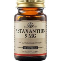 Solgar Astaxanthin 5mg, 30 Softgels - Συμπλήρωμα Διατροφής Ασταξανθίνης Κατά των Οφθαλμικών Αλλοιώσεων με Αντιοξειδωτικές Ιδιότητες