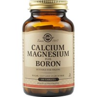 Solgar Calcium Magnesium Plus Boron 100tabs - Συμπλήρωμα Διατροφής Ασβεστίου, Μαγνησίου & Βορίου για την Καλή Υγεία των Μυών, Οστών & Δοντιών