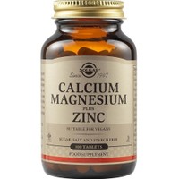 Solgar Calcium Magnesium Plus Zinc 100tabs - Συμπλήρωμα Διατροφής Ασβεστίου, Μαγνησίου & Ψευδάργυρου για την Καλή Υγεία των Οστών & Μυών