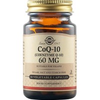 Solgar Coenzyme CοQ10 60mg, 30veg.caps - Συμπλήρωμα Διατροφής με Συνένζυμο Q10 για την Ενίσχυση Παραγωγής Ενέργειας σε Κυτταρικό Επίπεδο με Αντιοξειδωτικές Ιδιότητες