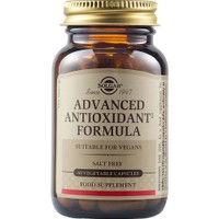 Solgar Advanced Antioxidant Formula 60veg.caps - Συμπλήρωμα Διατροφής με Βιταμίνες Μέταλλα & Βότανα Γνωστά για την Αντιοξειδωτική τους Δράση Κατά της Φθοράς των Κυττάρων