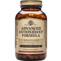 Solgar Advanced Antioxidant Formula 120veg.caps - Συμπλήρωμα Διατροφής με Βιταμίνες Μέταλλα & Βότανα Γνωστά για την Αντιοξειδωτική τους Δράση Κατά της Φθοράς των Κυττάρων