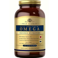 Solgar Wild Alaskan Full Spectrum Omega 120 Softgels - Συμπλήρωμα Διατροφής Έλαιου Άγριου Σολωμού Αλάσκας Πλούσιο σε Ωμέγα 3,6,9 Λιπαρά Οξέα σε Φυσικές Αναλογίες για Ενίσχυση του Καρδιαγγειακού Συστήματος