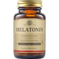 Solgar Melatonin 60veg.caps - Συμπλήρωμα Διατροφής Μελατονίνης για την Αντιμετώπιση της Αϋπνίας Βελτίωση Ύπνου & Χαλάρωση