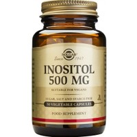 Solgar Inositol 500mg, 50veg.caps - Συμπλήρωμα Διατροφής Ινοσιτόλη για την Ομαλή Λειτουργία του Νευρικού & Μυϊκού Συστήματος & Μεταβολισμό του Λίπους