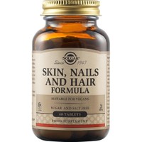 Solgar Skin Nails & Hair Formula 60tabs - Συμπλήρωμα Διατροφής για την Υγεία των Μαλλιών, Νυχιών & του Δέρματος