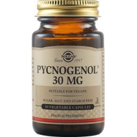 Solgar Pycnogenol 30mg, 30veg.caps - Συμπλήρωμα Διατροφής Εκχυλίσματος Πεύκου για την Καλή Υγεία του Καρδιαγγειακού & Ανοσοποιητικού Συστήματος