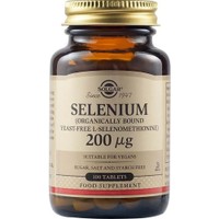 Solgar Selenium 200μg, 100tabs - Συμπλήρωμα Διατροφής με Σελήνιο για την Ενίσχυση της Ανδρικής Γονιμότητας & τη Φυσιολογική Λειτουργία του Οργανισμού