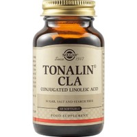 Solgar Tonalin CLA 60 Softgels - Συμπλήρωμα Διατροφής Λινολεϊκού Οξέος για τον Έλεγχο του Σωματικού Βάρους & τη Διατήρηση & Ανάπτυξη του Μυϊκού Ιστού