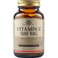 Solgar Vitamin C 500mg, 100caps - Συμπλήρωμα Διατροφής με Βιταμίνη C για την Ενίσχυση του Ανοσοποιητικού Συστήματος