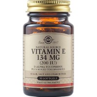 Solgar Vitamin E 134mg, 50 Softgels - Συμπλήρωμα Διατροφής με Βιταμίνη Ε για την Καλή Υγεία του Δέρματος & της Καρδιάς με Αντιοξειδωτικές Ιδιότητες