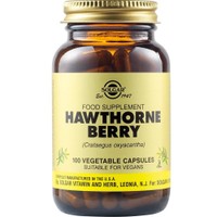 Solgar Hawthorn Berry 100veg.caps - Συμπλήρωμα Διατροφής με Εκχύλισμα Κράταιγου για τη Φυσιολογική Λειτουργία της Καρδιάς & του Καρδιαγγειακού Συστήματος