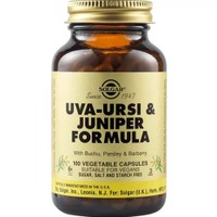 Solgar Uva-Ursi & Juniper Formula 100veg.caps - Συμπλήρωμα Διατροφής Εκχυλίσματος Βοτάνων με Διουρητική & Αντισηπτική Δράση