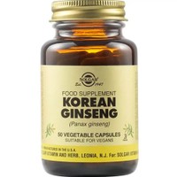 Solgar Korean Ginseng 50veg.caps - Συμπλήρωμα Διατροφής Εκχυλίσματος Κορεάτικου Τζίνσενγκ για Ενέργεια & Τόνωση