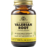 Solgar Valerian Root 100veg.caps - Συμπλήρωμα Διατροφής Εκχυλίσματος Ρίζας Βαλεριάνας με Ηρεμιστικές & Χαλαρωτικές Ιδιότητες Κατά της Αϋπνίας