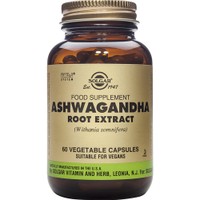 Solgar Ashwagandha Root Extract 60veg.caps - Συμπλήρωμα Διατροφής με Εκχύλισμα Ασβαγκάντας για την Αντιμετώπιση του Στρες, Ενίσχυση του Ανοσοποιητικού με Αντιφλεγμονώδεις Ιδιότητες