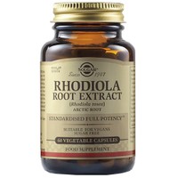 Solgar Rhodiola Root Extract 60veg.caps - Συμπλήρωμα Διατροφής με Εκχύλισμα Ρίζας Ροδιόλας για την Αντιμετώπιση του Στρες της Κόπωσης & του Αισθήματος Αδυναμίας με Ήπιες Αντικαταθλιπτικές Ιδιότητες