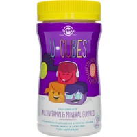 Solgar U Cubes Children's MultiVitamin & Mineral 60 Ζελεδάκια - Συμπλήρωμα Διατροφής Βιταμινών & Μετάλλων για Ενέργεια Τόνωση, Ενίσχυση Ανοσοποιητικού και Σωστή Ανάπτυξη για Παιδιά με Γεύση Σταφύλι - Κεράσι - Πορτοκάλι
