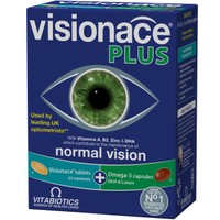 Vitabiotics Visionace Plus 28tabs+28caps - Συμπλήρωμα Διατροφής για την Διατήρηση της Υγείας των Ματιών