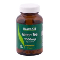 Health Aid Green Tea 1000mg 60tabs - Συμπλήρωμα Διατροφής Πράσινο Τσάι, Αντιοξειδωτικό, Ιδανικό για Δίαιτα & Αδυνάτισμα