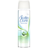 Gillette Satin Care Gel Shaving Gel with Aloe 200ml - Gel Ξυρίσματος με Αλόη