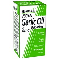 Health Aid Garlic Oil Odourless 2mg 30tabs - Συμπλήρωμα Διατροφής Έλαι Σκόρδου σε Άοσμη Κάψουλα