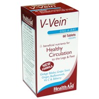 Health Aid V-Vein 60tabs - Συμπλήρωμα Διατροφής για Ξεκούραστα Πόδια, Χωρίς Βάρος και Πρήξιμο