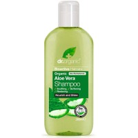 Dr Organic Organic Aloe Vera Shampoo 265ml - Σαμπουάν για Ενυδάτωση με Βιολογική Αλόη Βέρα, Ιδανικό για Ξηρά Μαλλιά