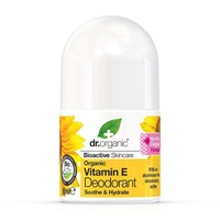 Dr.Organic Vitamin E Deodorant 50ml - Αποσμητικό με Βιολογική Βιταμίνη E, Ιδανικό για Ξηρές Επιδερμίδες