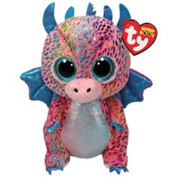 Ty Beanie Babies Flint Plushie 1 Τεμάχιο - Λούτρινο Παιδικό Παιχνίδι Πολύχρωμος Δράκος