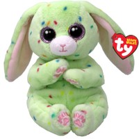 Ty Beanie Babies Fern Plushie 1 Τεμάχιο - Λούτρινο Παιδικό Παιχνίδι Πράσινο Λαγουδάκι