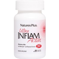 Natures Plus Ultra Inflam Actin 60caps - Συμπλήρωμα Διατροφής Φυτικών Εκχυλισμάτων & Μετάλλων με Ισχυρή Αντιφλεγμονώδη Δράση για την Καλή Υγεία των Αρθρώσεων & του Χόνδρου