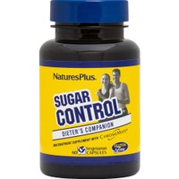 Natures Plus Sugar Control 60caps - Συμπλήρωμα Διατροφής Εκχυλίσματος Βοτάνων, Μετάλλων & Αμινοξέων για Ρύθμιση του Σακχάρου στο Αίμα